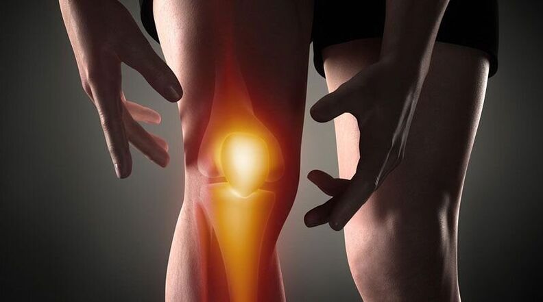 Distúrbios dos processos metabólicos nas estruturas da articulação podem provocar dor no joelho