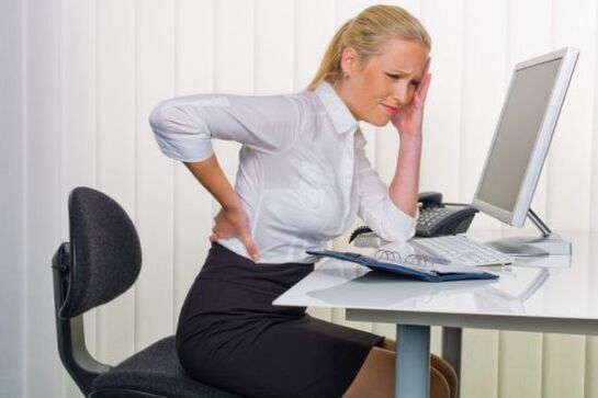 trabalho sedentário como causa de osteocondrose mamária